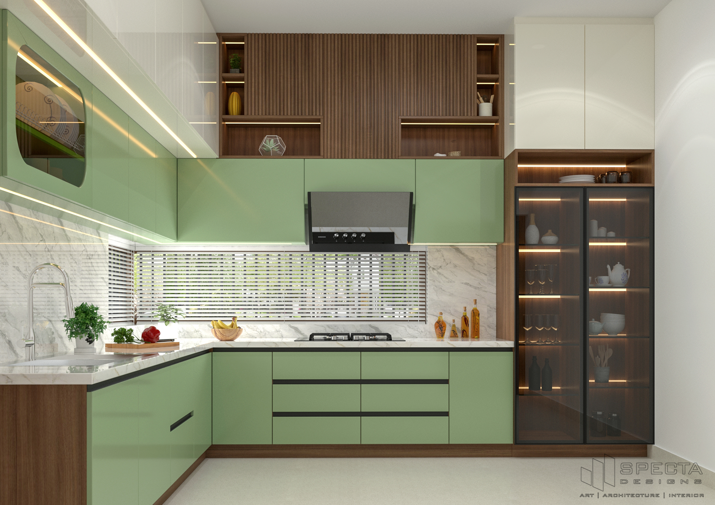 Contemporary façade